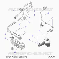 SYSTÃˆME D'ALIMENTATION, RAIL, LINES AND THROTTLE BODY