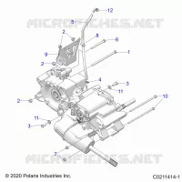 SYSTÃˆME DE TRANSMISSION, MAIN GEARCASE MOUNTING