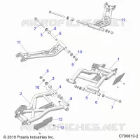 SUSPENSION ARRIERE CONTROL ARMS