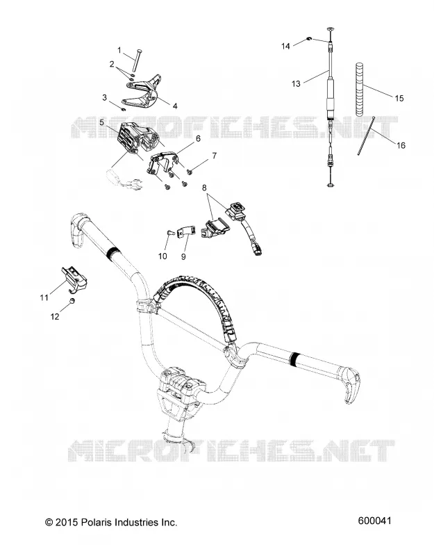 ENGINE, ACCELERATEUR CONTROL ASM.