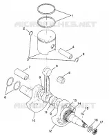 VILEBREQUIN AND PISTON 4X4 250 W938127 (4924042404035A)