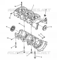 CARTERS MOTEUR ASSEMBLY Storm/0932770 and Storm SKS/0932570 (4923032303028A)