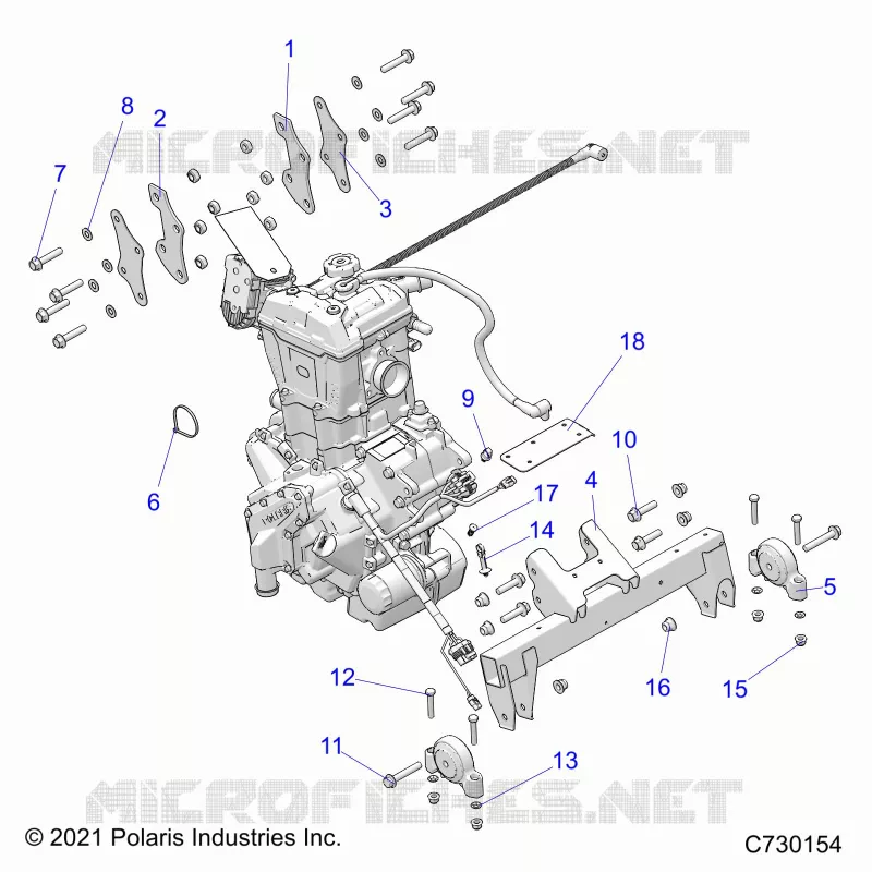 ENGINE, ENGINE AND TRANSMISSION MOUNTING