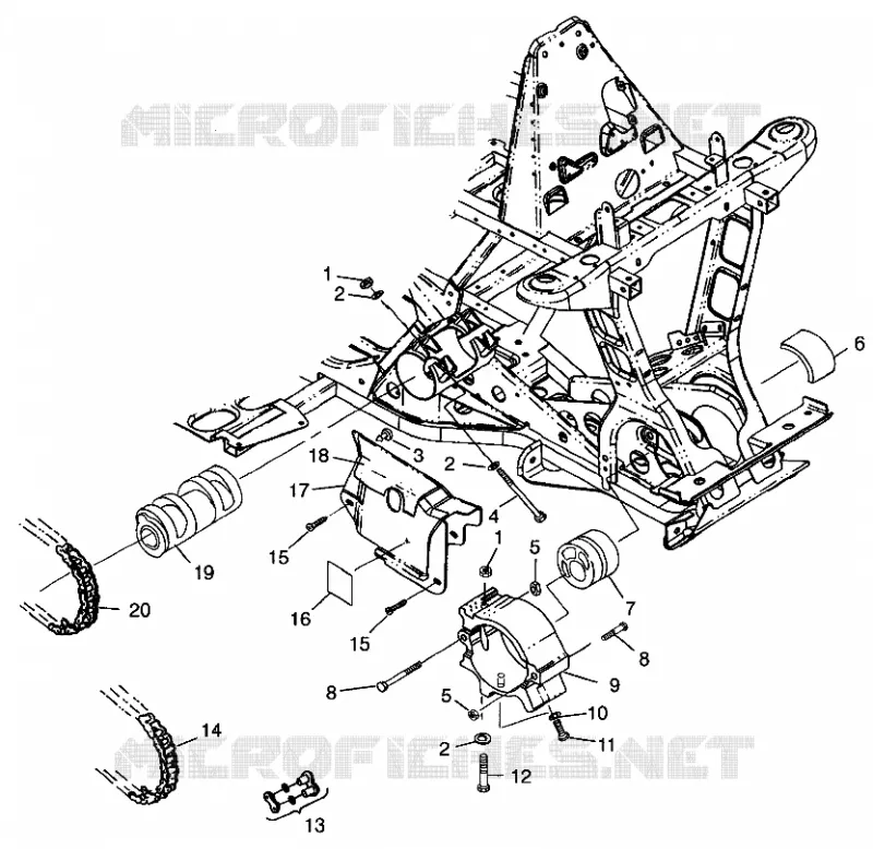 TRANSMISSION AVANT XPLORER 300 W98CC28C (4945264526B003)