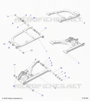 SUSPENSION ARRIERE CONTROL ARMS