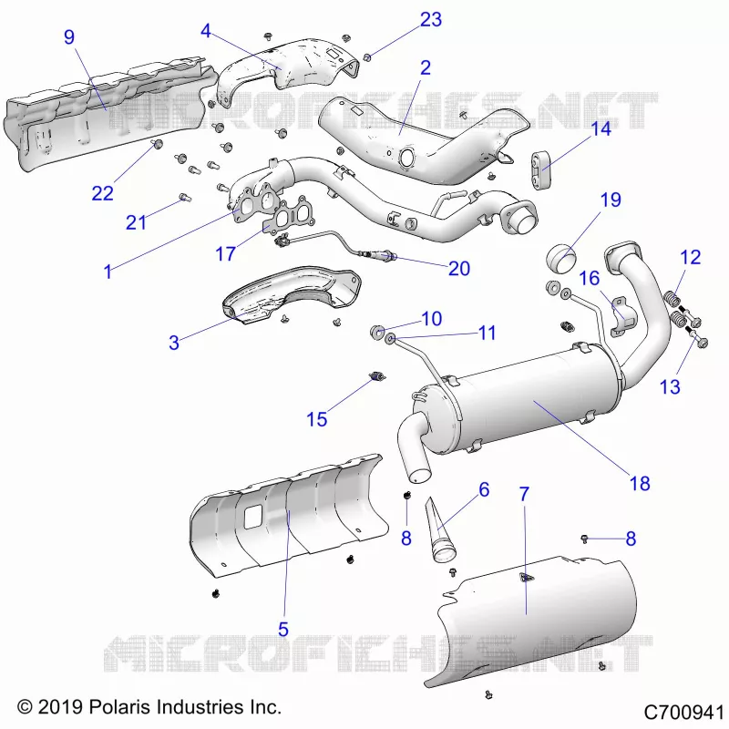 ENGINE, ECHAPPEMENT