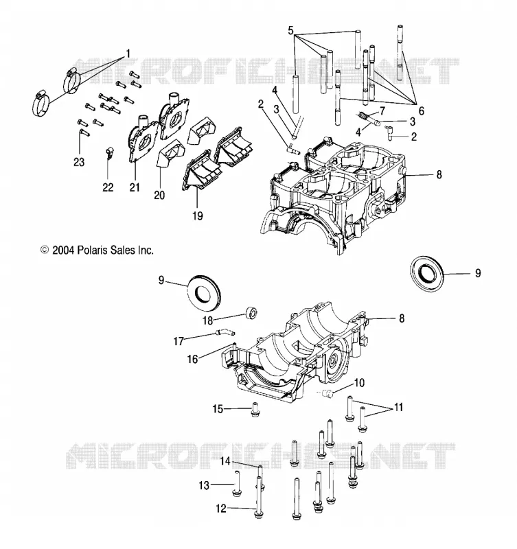 CARTERS MOTEUR (600)