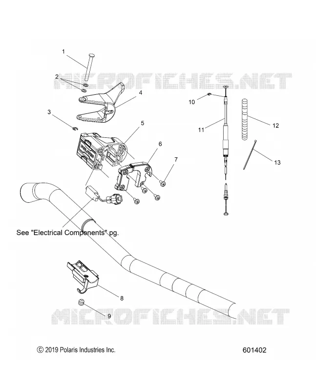 MOTEUR, THROTTLE CONTROL ASM.