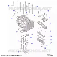 ENGINE, CULASSE AND VALVES