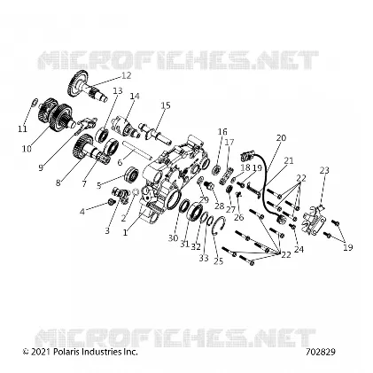 SYSTÃˆME DE TRANSMISSION, MAIN GEARCASE