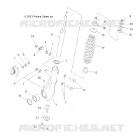 SUSPENSION, JAMBE DE FORCE AVANT