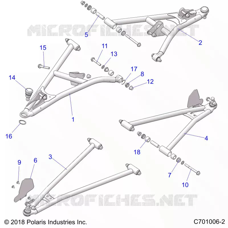 SUSPENSION AVANT CONTROL ARMS