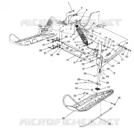 SUSPENSION AVANT AND SKI 500 EFI/0930674 AND  500 EFI SKS/0930574 (4922962296011A)