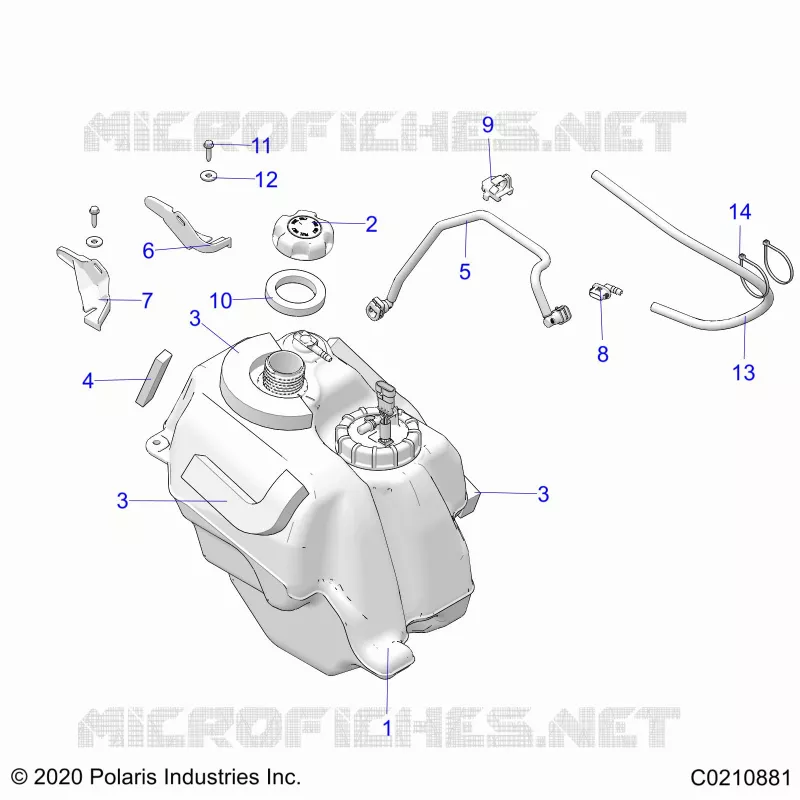 SYSTÃˆME D'ALIMENTATION, FUEL TANK ASM.