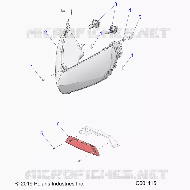 ELECTRICITE, HEADLIGHT AND TAILLIGHT