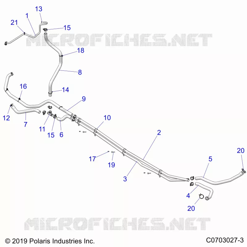 REFROIDISSEMENT ROUTING ENGINE