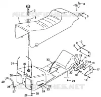 SIEGE ET RESERVOIR XLT SP 0985776 (4942164216A006)