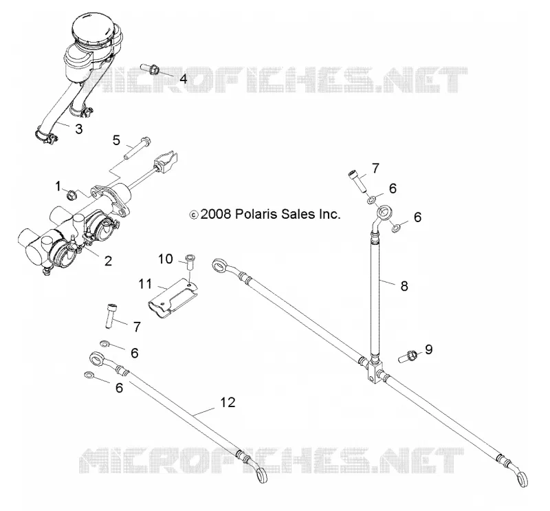FREINS, MAITRE CYLINDRE and FREIN LINES
