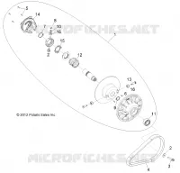SYSTÈME DE TRANSMISSION, SECONDARY CLUTCH