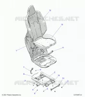 SIEGE ASM. REAR