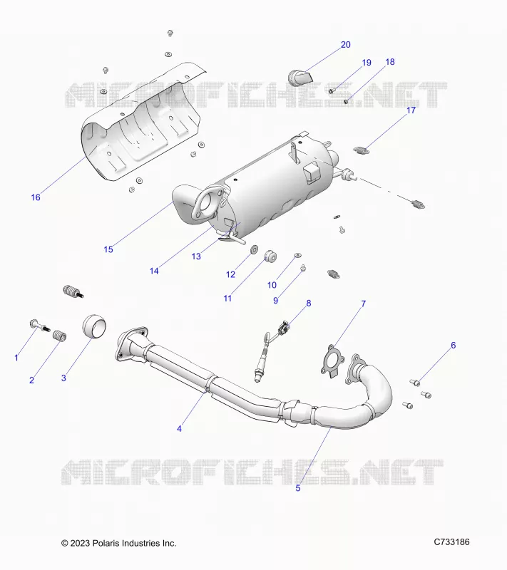 ENGINE, ECHAPPEMENT