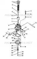 CARBURATEUR XLT E940767,  XLT SP E940667    XLT SKS E940567 (49274227420036)