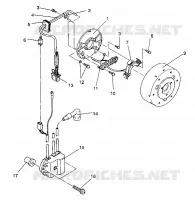 STATOR ASSEMBLY CLASSIC / 0930864 and  CLASSIC TOURING / 0930865 (4922952295041A)