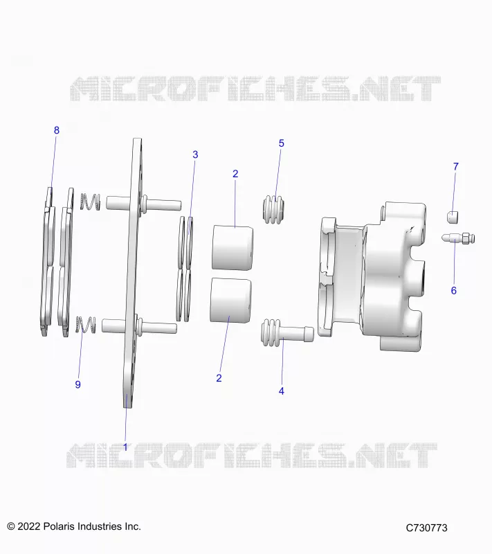 FREIN AVANT CALIPER