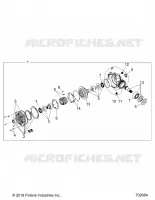 SYSTÃˆME DE TRANSMISSION, FRONT GEARCASE INTERNALS