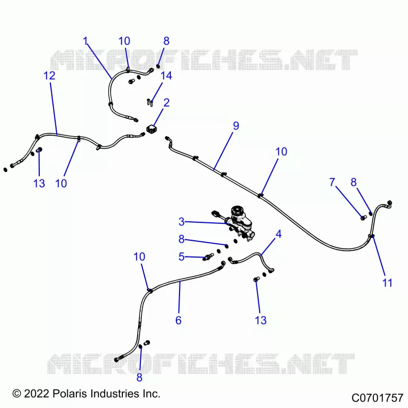 BRAKES, LINES AND MAITRE CYLINDRE