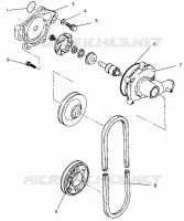 POMPE A EAU XLT 0940767, XLT SP 0940667   XLT SKS 0940567 (4925022502036A)