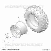 ROUES, REAR TIRE