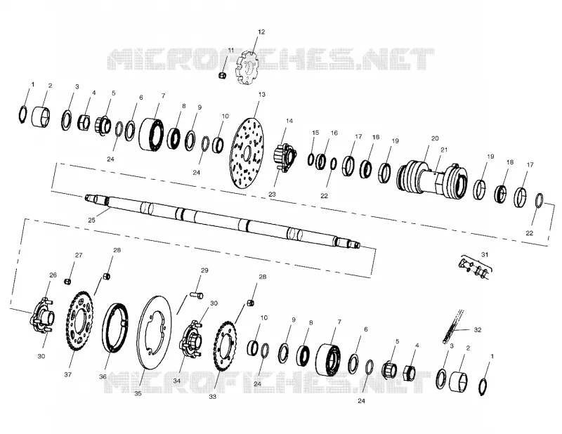ARBRE DE TRANSMISSION INTERMEDIAIRE