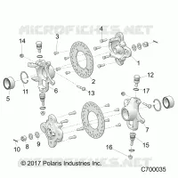 SUSPENSION AVANT HUB