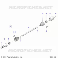 SYSTÃˆME DE TRANSMISSION, DRIVE SHAFT, FRONT