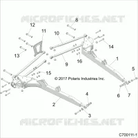SUSPENSION ARRIERE CONTROL ARMS