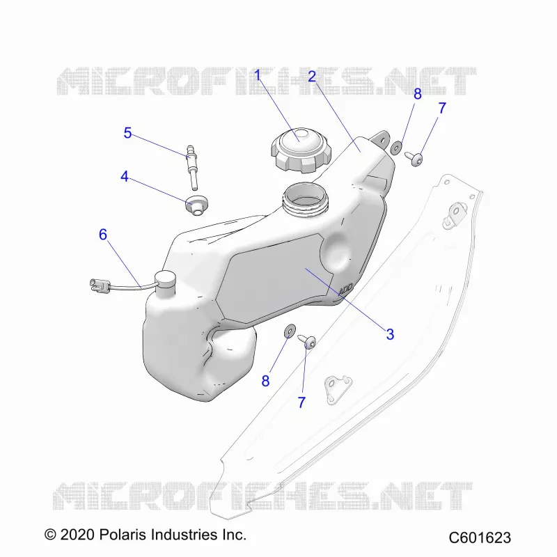 RESERVOIR D'HUILE ASM.