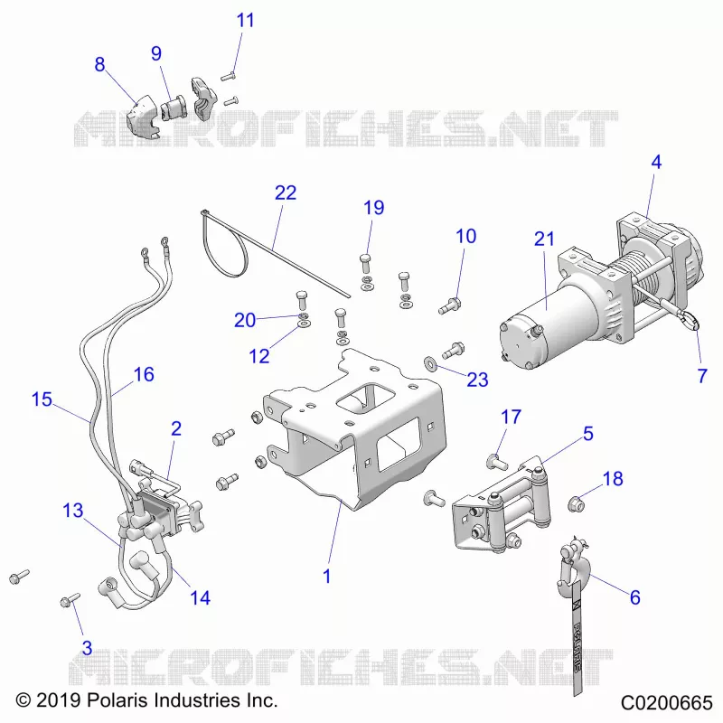 CHASSIS, TREUIL