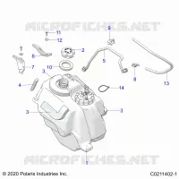 SYSTÃˆME D'ALIMENTATION, FUEL TANK ASM.