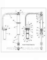 SUSPENSION, AMORTISSEUR ARRIERE