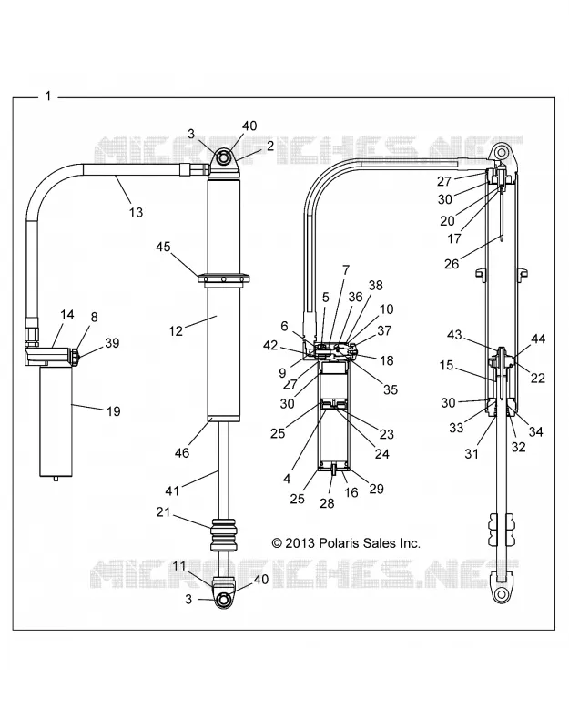 SUSPENSION, AMORTISSEUR ARRIERE