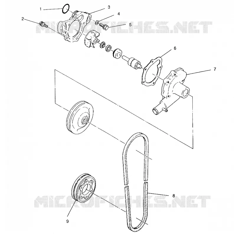 POMPE A EAU 440 XCR 0951660 (4929112911C011)