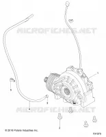 DRIVE TRAIN, FRONT SUPPORT PONT