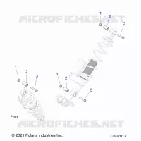 SUSPENSION, SUPPORT AMORTISSEUR , REAR SUSP.