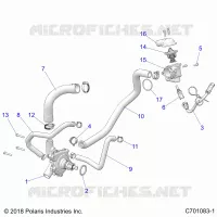 MOTEUR, WATERPUMP AND BYPASS