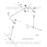 SUSPENSION, BARRE STABILISATRICE ARRIERE