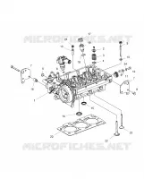 CYLINDRE HEAD AND PRECOMBUSTION CHAMBER