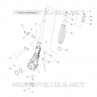 SUSPENSION, JAMBE DE FORCE AVANT
