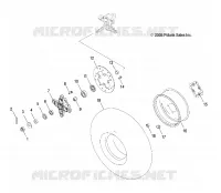 HUB, FRONT and ROUE AVANT