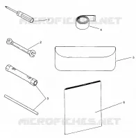 OUTILS 600 XCR 0961676 and EUROPEAN 600 XCR E961676 (4932123212D002)